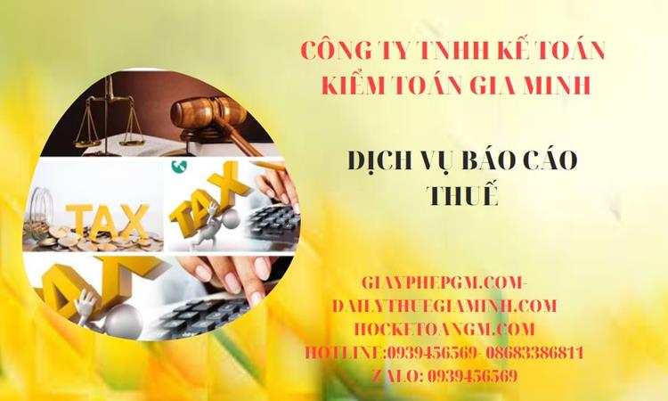 PHÍ DỊCH VỤ BÁO CÁO THUẾ GTGT TẠI NHA TRANG 4 Thủ tục báo cáo thuế GTGT tại Nha Trang