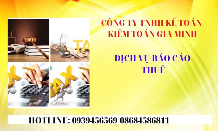 PHÍ DỊCH VỤ BÁO CÁO THUẾ GTGT TẠI QUẬN 5 4 Thủ tục báo cáo thuế GTGT tại Quận 5