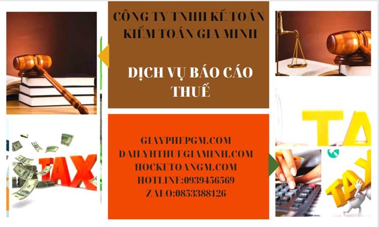 PHÍ DỊCH VỤ BÁO CÁO THUẾ GTGT TẠI QUẬN BA ĐÌNH 4 Thủ tục báo cáo thuế GTGT tại Quận Ba Đình