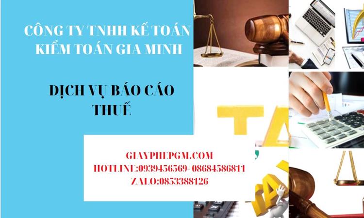 PHÍ DỊCH VỤ BÁO CÁO THUẾ GTGT TẠI QUẬN NINH KIỀU 4 Thủ tục báo cáo thuế GTGT tại Quận Ninh Kiều