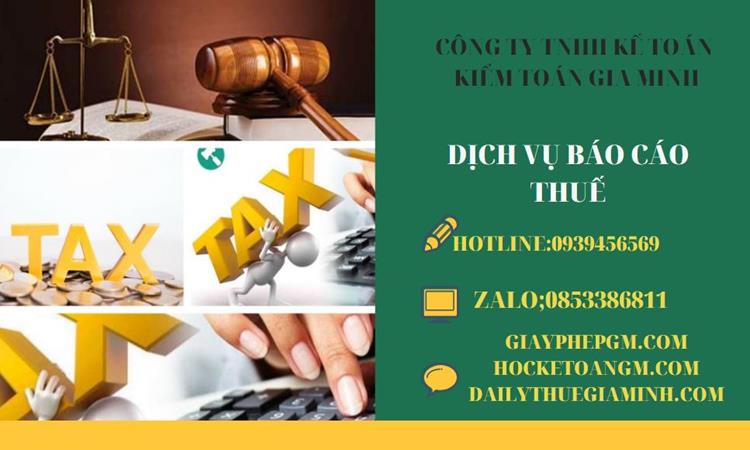 PHÍ DỊCH VỤ BÁO CÁO THUẾ GTGT TẠI QUẬN TÂN PHÚ 4 Thủ tục báo cáo thuế GTGT tại Quận Tân Phú