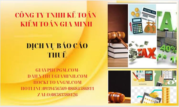 Phí dịch vụ báo cáo thuế gtgt tại thành phố cần thơ 4 Thủ tục báo cáo thuế GTGT tại Thành Phố Cần Thơ