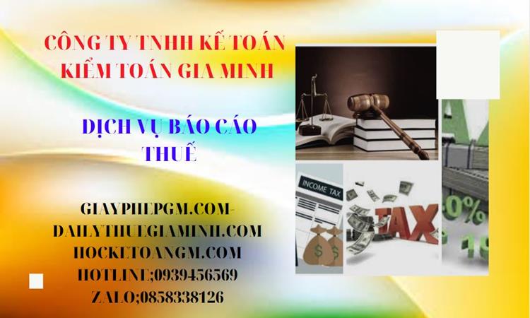 PHÍ DỊCH VỤ BÁO CÁO THUẾ GTGT TẠI THÀNH PHỐ HÀ NỘI 4 Thủ tục báo cáo thuế GTGT tại Thành Phố Hà Nội