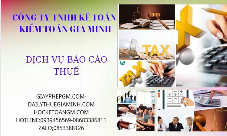 Thủ tục báo cáo thuế GTGT tại Thị xã Duy Tiên