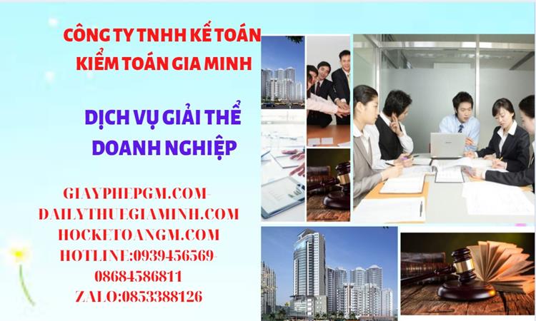 Thủ tục giải thể công ty tại Bình Định trọn gói luật mới nhất