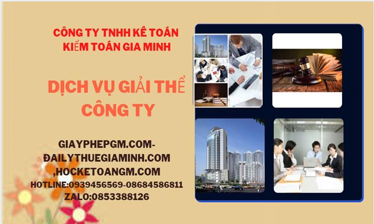Thủ tục giải thể công ty tại Hải Phòng trọn gói luật mới nhất