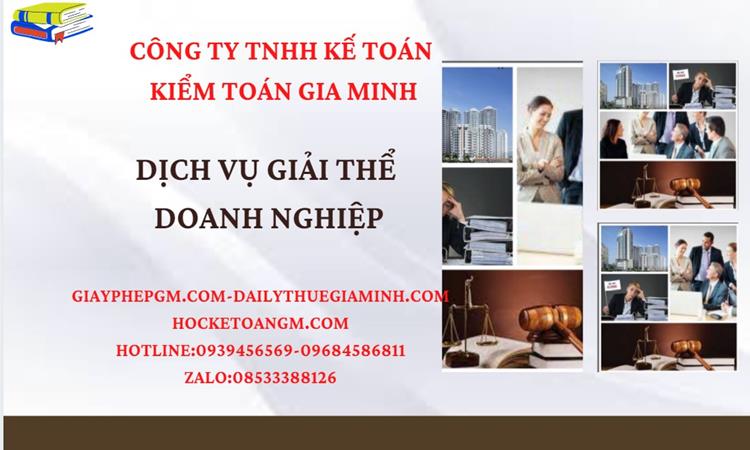 Thủ tục giải thể công ty tại Huyện Ân Thi dịch vụ uy tín tốt