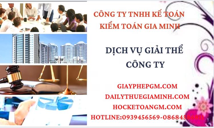 Thủ tục giải thể công ty tại Huyện Cờ Đỏ trọn gói luật mới nhất