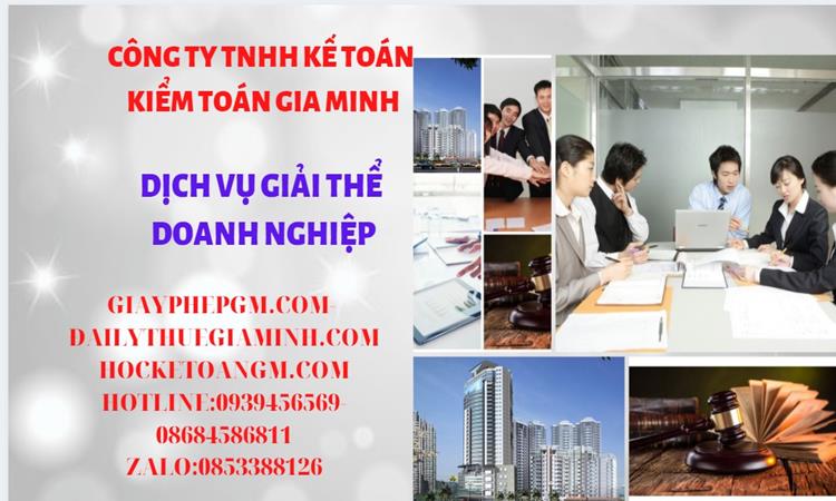 Thủ tục giải thể công ty tại Huyện Kim Bảng dịch vụ uy tín tốt