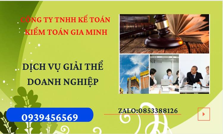 Thủ tục giải thể công ty tại Huyện Lý Nhân trọn gói luật mới nhất