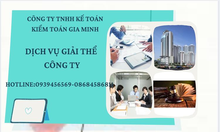 Thủ tục giải thể công ty tại Huyện Thạch Thất trọn gói luật mới nhất