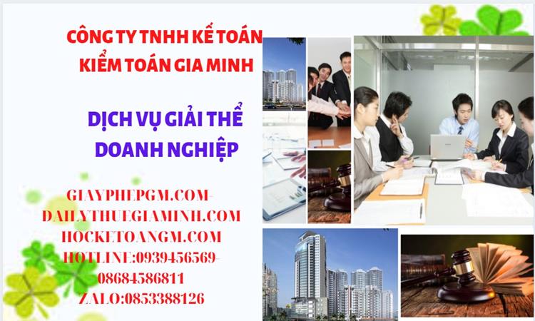 Thủ tục giải thể công ty tại Nghệ An trọn gói luật mới nhất