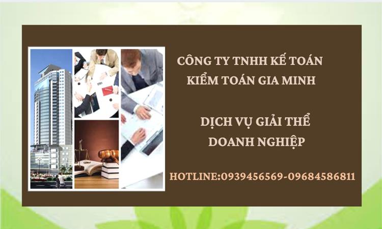 THỦ TỤC GIẢI THỂ CÔNG TY TẠI QUẬN BÌNH TÂN TRỌN GÓI THEO LUẬT MỚI NHẤT 5 Thủ tục giải thể công ty tại Quận Bình Tân trọn gói luật mới nhất