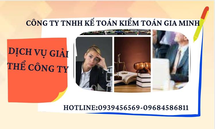 Thủ tục giải thể công ty tại Quận Bình Thạnh trọn gói luật mới nhất