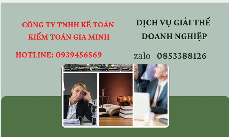 Thủ tục giải thể công ty tại Quận Cái Răng trọn gói luật mới nhất