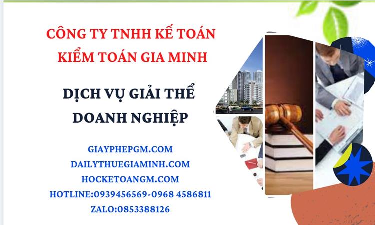 Thủ tục giải thể công ty tại Quận Cầu Giấy trọn gói luật mới nhất