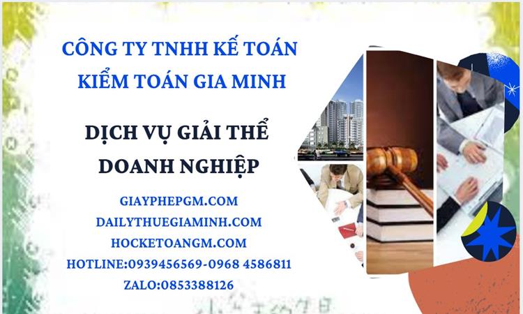 Thủ tục giải thể công ty tại Quận Hoàn Kiếm trọn gói luật mới nhất