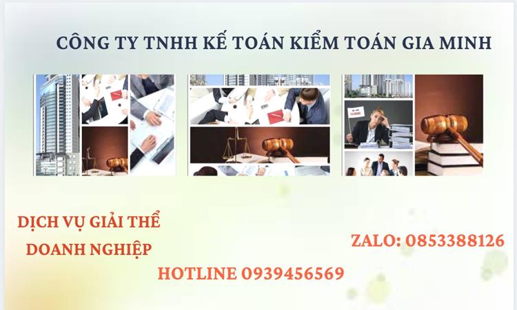 Thủ tục giải thể công ty tại Quận Phú Nhuận trọn gói luật mới nhất
