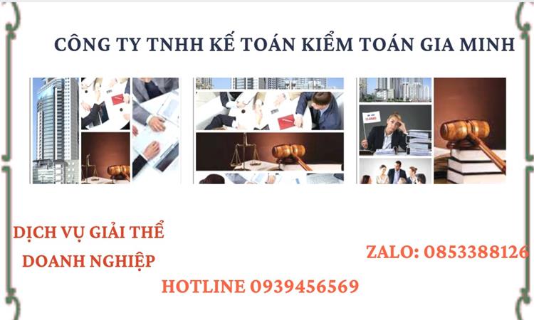 THỦ TỤC GIẢI THỂ CÔNG TY TẠI THANH HÓA TRỌN GÓI LUẬT MỚI NHẤT 4 Thủ tục giải thể công ty tại Thanh Hóa trọn gói luật mới nhất