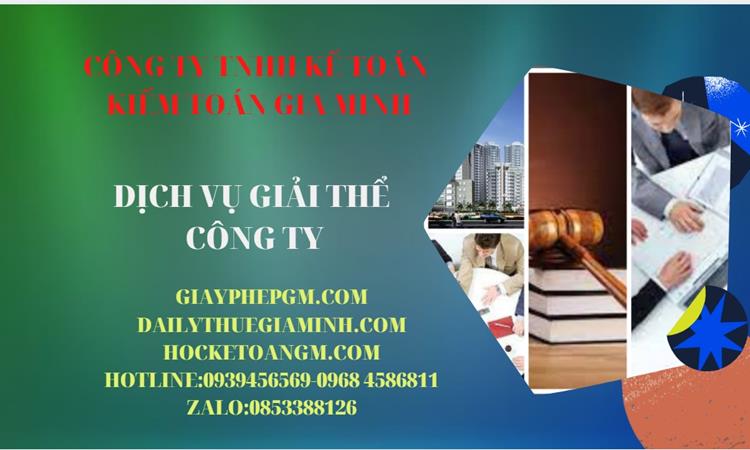 Thủ tục giải thể công ty tại Thị Xã Mỹ Hào trọn gói luật mới nhất