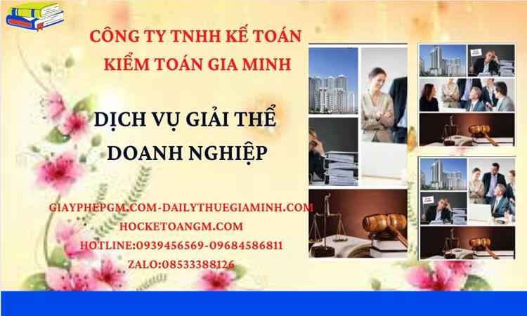 Thủ tục giải thể công ty tại Thừa Thiên Huế trọn gói luật mới nhất
