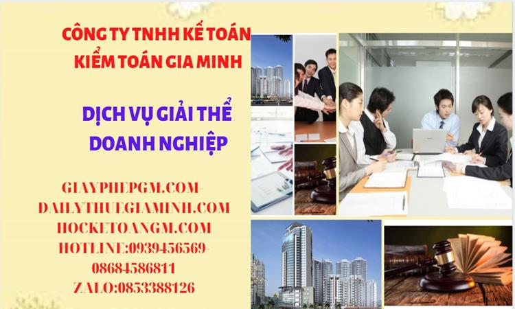 Thủ tục giải thể công ty tại Yên Bái dịch vụ uy tín tốt