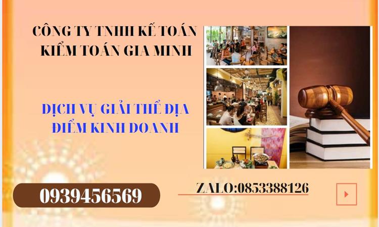 Thủ tục giải thể địa điểm kinh doanh tại Bình Dương