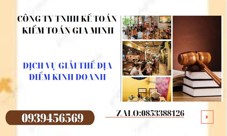 DỊCH VỤ GIẢI THỂ ĐỊA ĐIỂM KINH DOANH TẠI GIA LAI NHANH, GIÁ RẺ 4 Thủ tục giải thể địa điểm kinh doanh tại Gia Lai