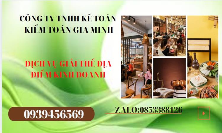 Thủ tục giải thể địa điểm kinh doanh tại Huyện Hoài Đức