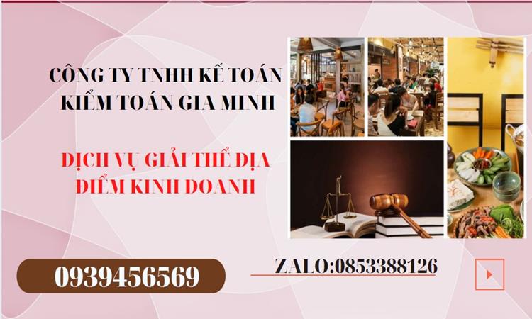 Thủ tục giải thể địa điểm kinh doanh tại Huyện Mê Linh