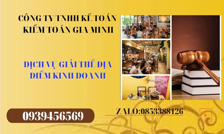 Thủ tục giải thể địa điểm kinh doanh tại Huyện Nhà Bè