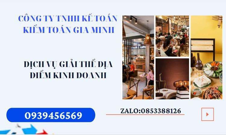 Thủ tục giải thể địa điểm kinh doanh tại Huyện Từ Liêm
