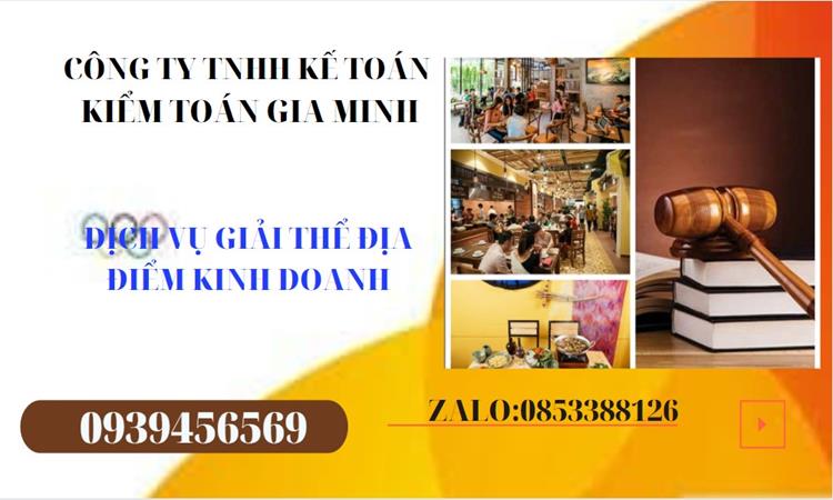 Dịch vụ giải thể địa điểm kinh doanh tại Quận 2 nhanh chóng, tiết kiệm chi phí 5 Thủ tục giải thể địa điểm kinh doanh tại Quận 2