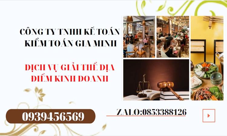 Thủ tục giải thể địa điểm kinh doanh tại Quận Bình Thạnh