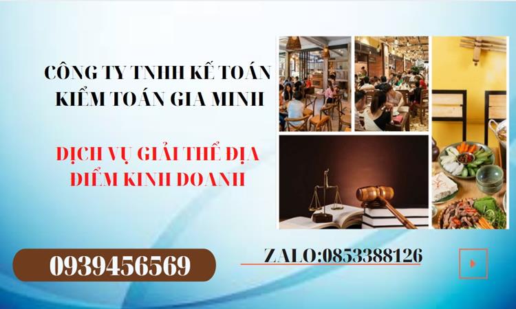 Thủ tục giải thể địa điểm kinh doanh tại Quận Gò Vấp