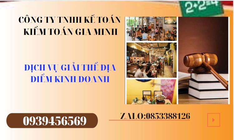 Thủ tục giải thể địa điểm kinh doanh tại Quận Hoàn Kiếm