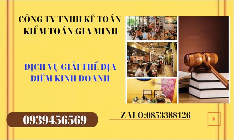 DỊCH VỤ GIẢI THỂ ĐỊA ĐIỂM KINH DOANH TẠI QUẬN NAM TỪ LIÊM NHANH, GIÁ RẺ 5 Thủ tục giải thể địa điểm kinh doanh tại Quận Nam Từ Liêm