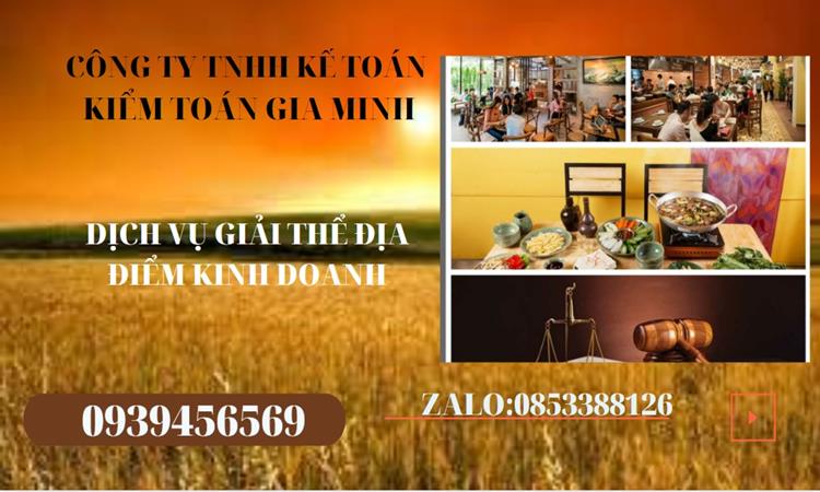 Thủ tục giải thể địa điểm kinh doanh tại Quận Ninh Kiều