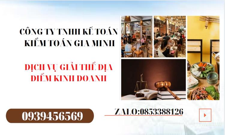 DỊCH VỤ GIẢI THỂ ĐỊA ĐIỂM KINH DOANH TẠI QUẬN PHÚ NHUẬN NHANH, GIÁ RẺ 5 Thủ tục giải thể địa điểm kinh doanh tại Quận Phú Nhuận