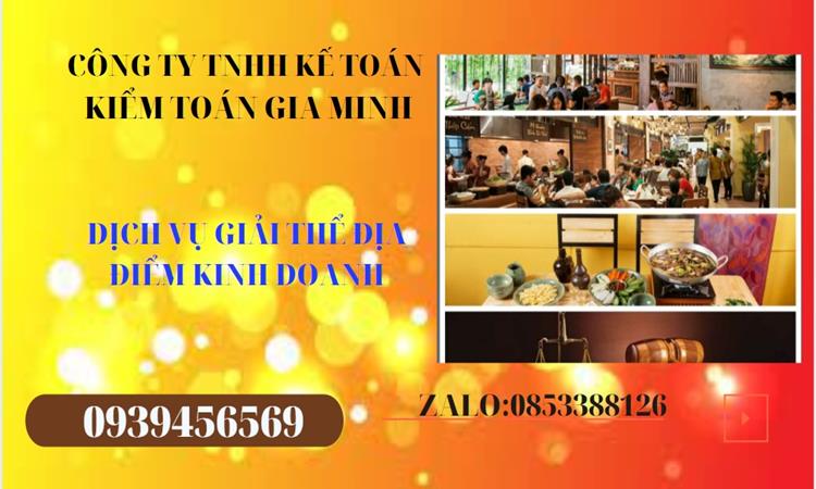 DỊCH VỤ GIẢI THỂ ĐỊA ĐIỂM KINH DOANH TẠI QUẬN TÂN BÌNH NHANH, GIÁ RẺ 5 Thủ tục giải thể địa điểm kinh doanh tại Quận Tân Bình