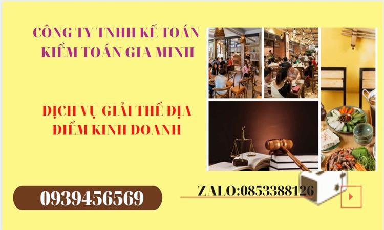 Thủ tục giải thể địa điểm kinh doanh tại Quảng Ngãi