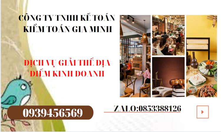 Thủ tục giải thể địa điểm kinh doanh tại Quảng Trị