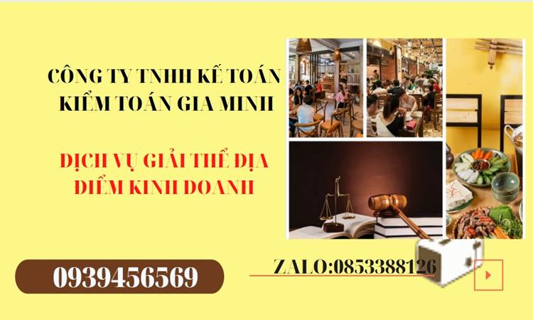 Thủ tục giải thể địa điểm kinh doanh tại Thành Phố Hà Nội