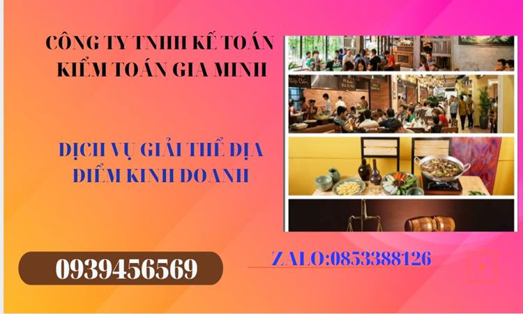 Thủ tục giải thể địa điểm kinh doanh tại Thừa Thiên Huế