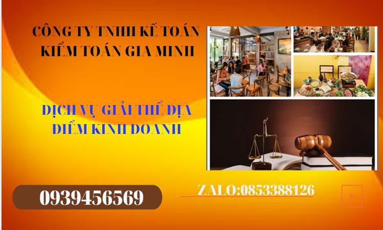 Thủ tục giải thể địa điểm kinh doanh tại Trà Vinh