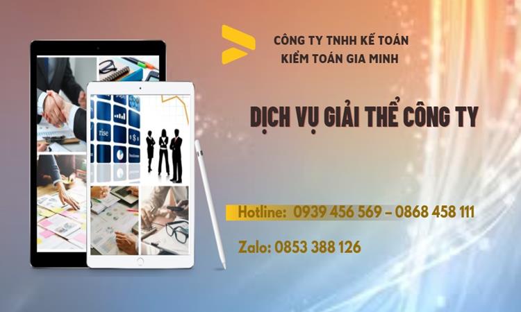 Thủ tục giải thể doanh nghiệp tại Hà Nội trọn gói 