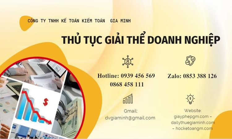 THỦ TỤC GIẢI THỂ DOANH NGHIỆP TẠI HƯNG YÊN TRỌN GÓI 4 Thủ tục giải thể doanh nghiệp tại Hưng Yên trọn gói