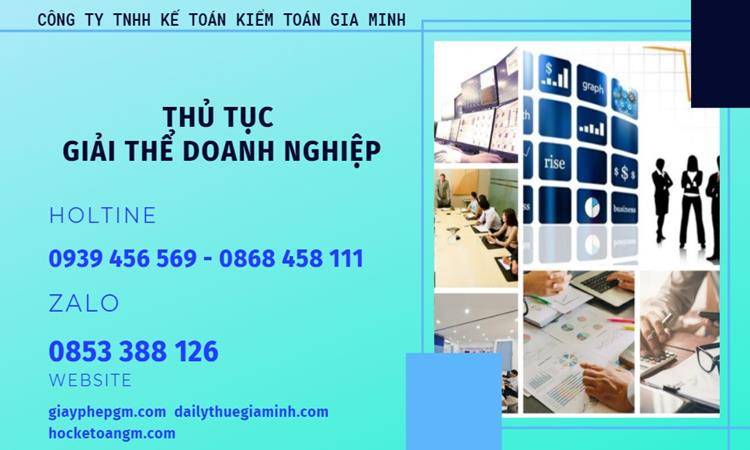 Thủ tục giải thể doanh nghiệp tại Huyện Đông Anh trọn gói 