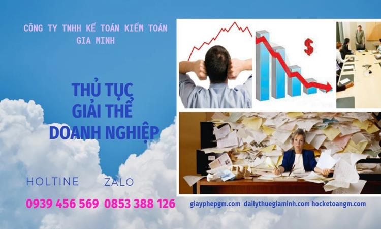 Thủ tục giải thể doanh nghiệp tại Huyện Thường Tín trọn gói 