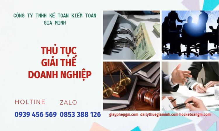 Thủ tục giải thể doanh nghiệp tại Huyện Văn Lâm trọn gói 